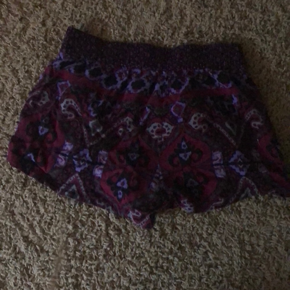 Purple shorts